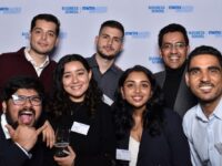 students of RWTH Business School posing for a photo together