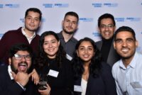 students of RWTH Business School posing for a photo together